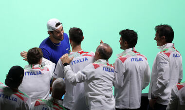 Италия vs Австрия. Действующие чемпионы Кубка Дэвиса пробились в полуфинал