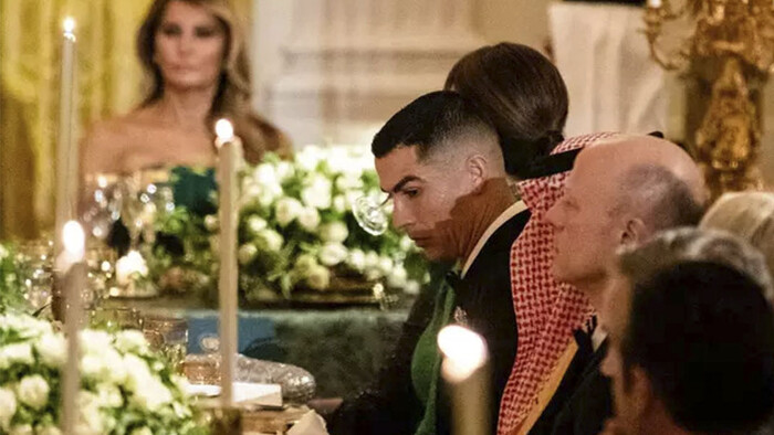 ФОТО. Ось що Роналду насправді відчував на зустрічі із Трампом