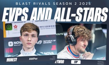 Стала известна символическая сборная BLAST Rivals Season 2 по CS2