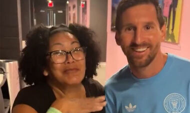 ФОТО. Фанатку з Еквадору звільнили за відео з Ліонелем Мессі