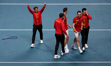 As an underdog, Spain defeated Germany and reached the Davis Cup final