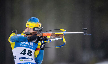 Again the pedestal. Ukrainian biathlete finished second in Switzerland