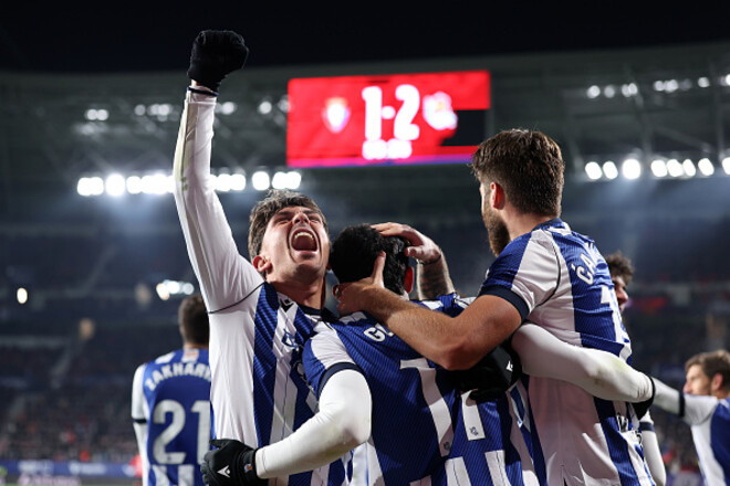 ВИДЕО. Шедевр: в матче Осасуна – Реал Сосьедад был забит гол с центра поля