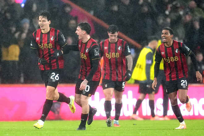 Борнмут – Вест Хем – 2:2. Камбек на Віталіті. Відео голів та огляд матчу