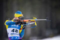 Again the pedestal. Ukrainian biathlete finished second in Switzerland
