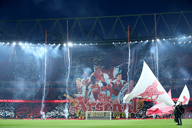 ВИДЕО. Атмосфера дерби: фанаты Арсенала сделали эпичный перформанс