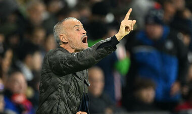 ВІДЕО. Реакція Луїса Енріке на перший гол Забарного за ПСЖ