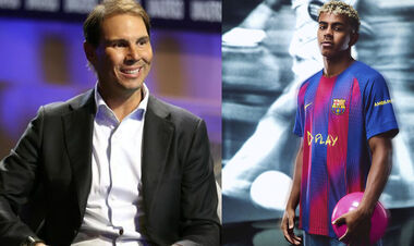 PHOTO. Rafael Nadal gave advice to Lamin Yamal