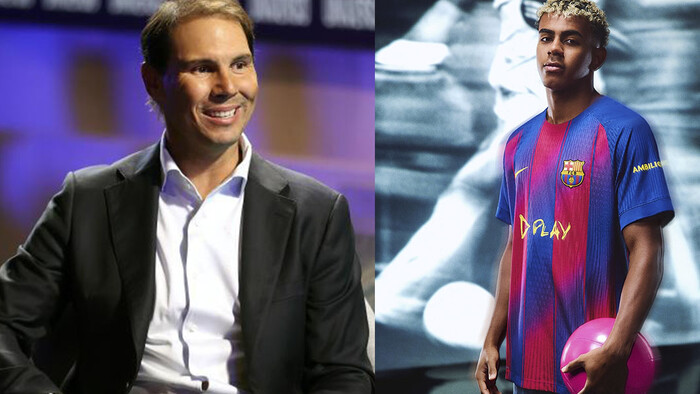 ФОТО. Рафаэль Надаль дал совет Ламину Ямалю