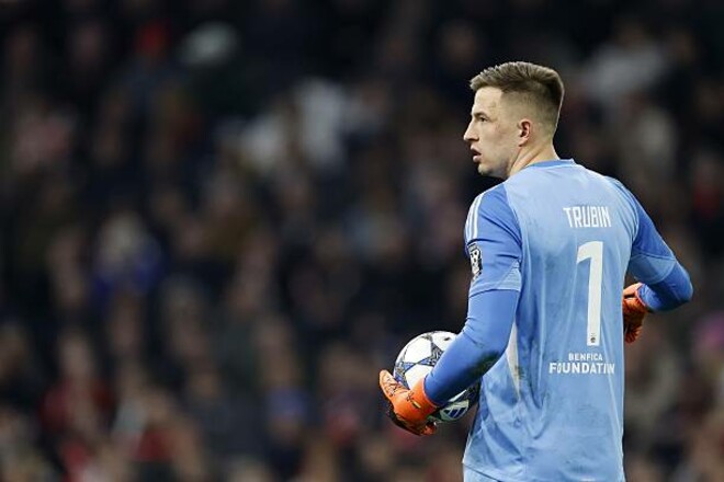 Трубін зіграв 49-й «сухий» матч за Бенфіку