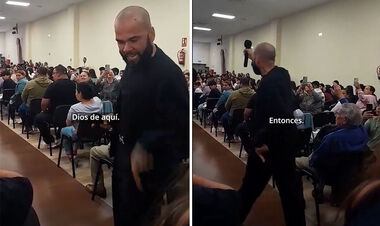 ВІДЕО. Легенда Барселони тепер проповідує в церкві
