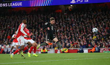 ВІДЕО. Арсенал та Баварія обмінялися забитими голами у першому таймі