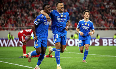 Mbappe scored four, and Lunin missed. Real played a hot match in the Champions League