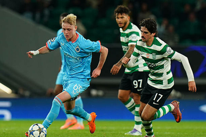 Спортинг уничтожил на домашнем поле Брюгге в Лиге чемпионов