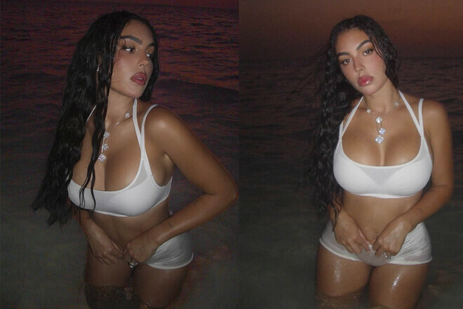 ФОТО. Невеста Роналду показала, с какими гигантскими весами тренируется