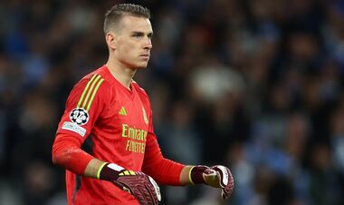 Lunin did not hold back his emotions and shouted at the Real Madrid player