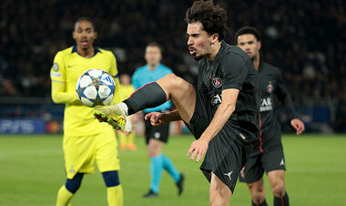 Вітінья став 9-м гравцем в ЛЧ, який оформив хет-трик проти команди АПЛ