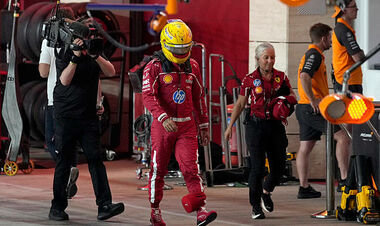 «Погода хорошая». Хэмилтон дал интервью на 6 слов после провала в Катаре