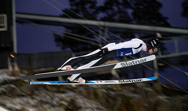 Прыжки с трамплина. Калиниченко впервые в карьере попал в зачетную зону КМ