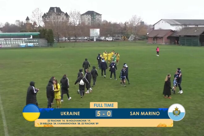 Забили 5 мячей. Сборная Украины WU-19 разгромила соперниц из Сан-Марино