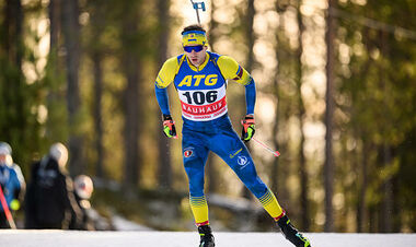 ВИДЕО. Семья рядом: украинский биатлонист показал, как сын его поддерживает