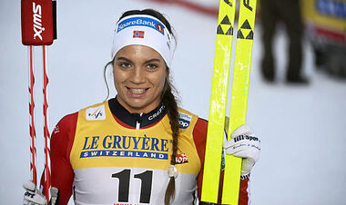 Лыжные гонки. Финал без украинок: как Шистад обогнала шведок