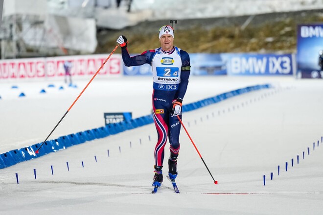 КРІСТІАНСЕН про перемогу в естафеті: «Приємно залишити позаду Самуельссона»