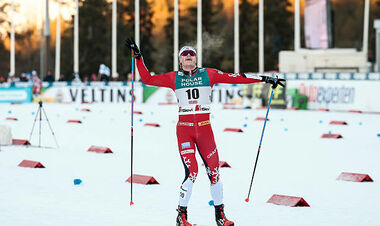 Лыжные гонки. Битва норвежцев на финише, неожиданная позиция Клэбо