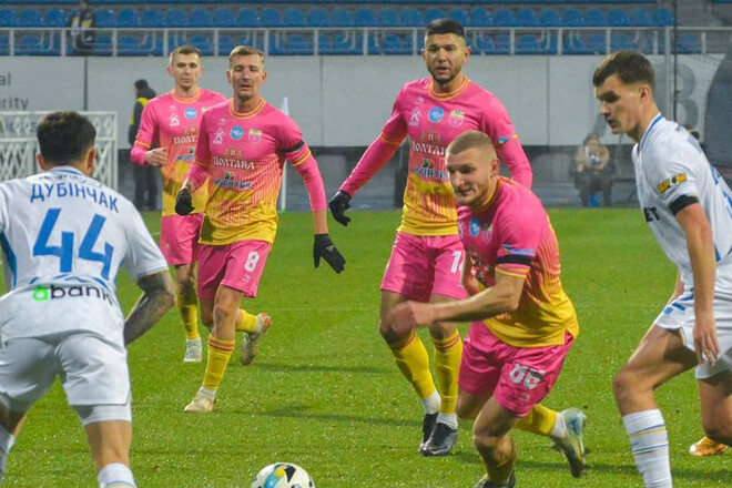 Полтава, покаравши Динамо, вперше в історії виграла виїзний матч в УПЛ