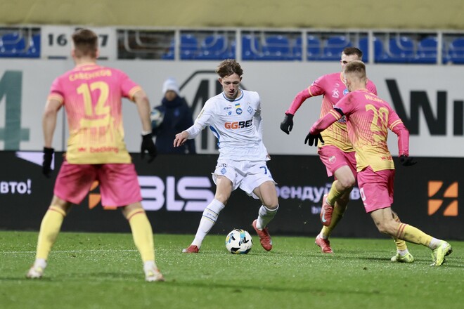 Талантливый футболист Динамо дебютировал за первую команду в матче УПЛ