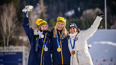 Шведские лыжницы вошли в историю после первой гонки на ОИ-2026