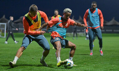 ФОТО. Финальная фаза сборов. Тренировка Шахтера перед спаррингом с ЛНЗ