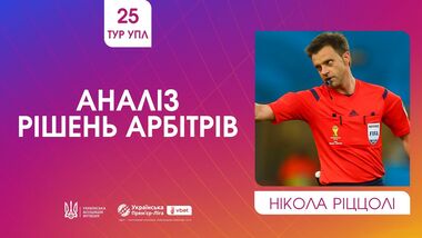 ВІДЕО. Ріццолі прокоментував спірні суддівські моменти 25-го туру УПЛ