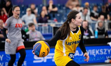 Сборная Украины 3х3 стартовала с поражения на этапе Женской серии в Вене