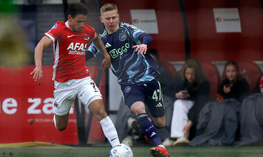 ФОТО. Як Зінченко вперше зіграв за Аякс у чемпіонаті Нідерландів