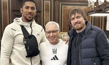 ФОТО. Джошуа в Украине! Усик познакомил его с президентом Полесья