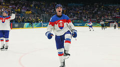 Олімпіада – улюблений турнір. У форварда Словаччини 10 шайб у 10 матчах