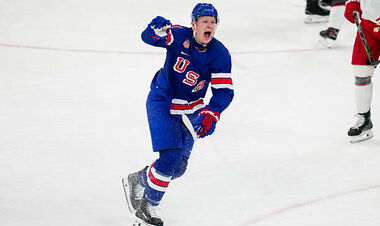 Хоккей на Олимпиаде. Сборная США выиграл яркий матч на 9 шайб