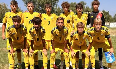 Турнир развития. Сборная Украины U-15 потерпела поражение от Эстонии U-15