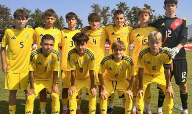 Турнір розвитку. Збірна України U-15 забила 4 м'ячі одноліткам з Боснії
