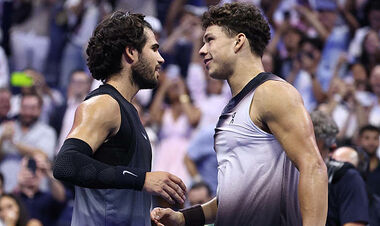 Бен Шелтон – Карлос Алькарас. Виліт чинного чемпіона US Open. Відеоогляд
