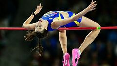 Прыжки в высоту. Ярослава Магучих выиграла абсолютный чемпионат мира