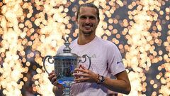 ФОТО. Церемонія нагородження. Звєрєв став чемпіоном US Open 2026