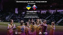 Квалификация ЧМ-2027. Названо, где Украина сыграет в плей-офф со Словакией