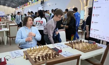 Шахова Олімпіада. Україна поступилася Болгарії, хоча виграв Коробов