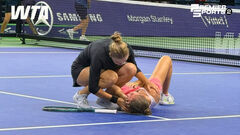 ВИДЕО. Прозоровой попали мячом в голову. Любительница путина наехала на WTA