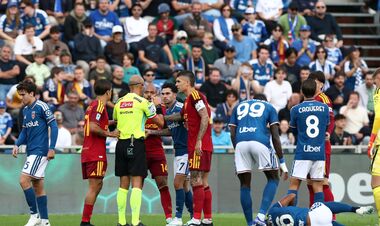 Комо – Рома – 0:0. Удаление Малена. Видео красной карточки и обзор матча