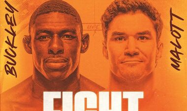 Хоакін Баклі – Майк Мелотт. UFC в Канаді. Дивитись онлайн. LIVE трансляція