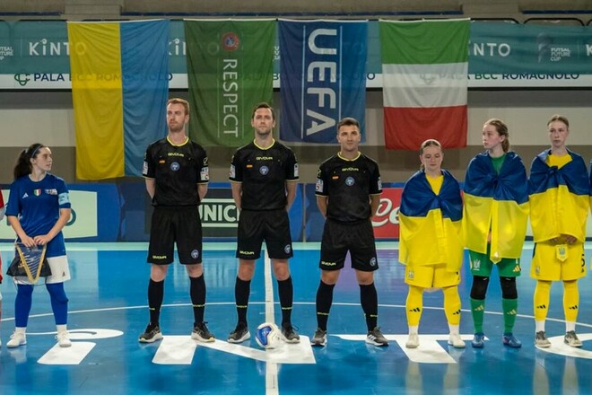 Жіноча збірна U-19 з футзалу провела два товариські матчі з Італією