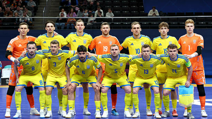 Сборная Украины вошла в первую корзину для жеребьевки отбора ЧМ по футзалу